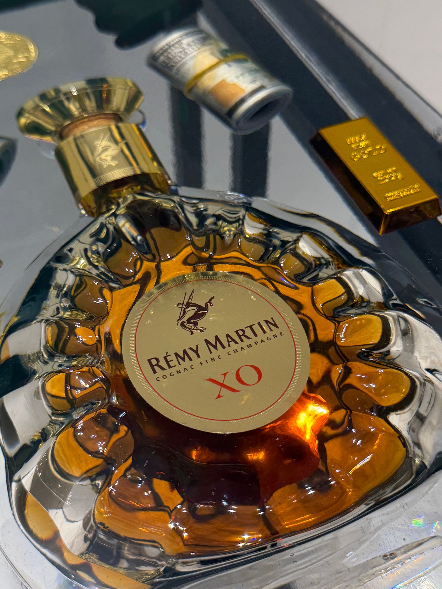 Remy Martin XO Square Side Table
