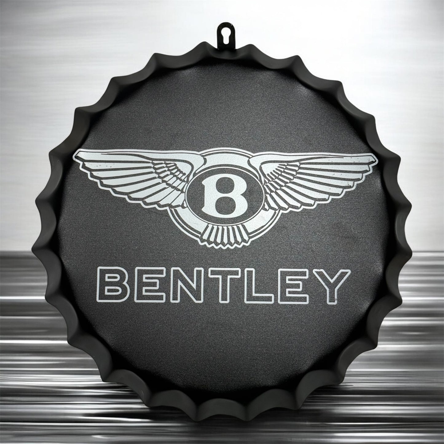 Automotive inspired Bottle Cap Wall Décor