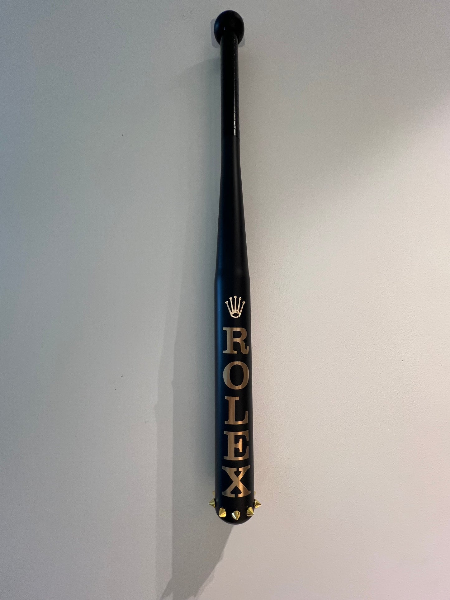 Big Rolex Baseball Bat Black