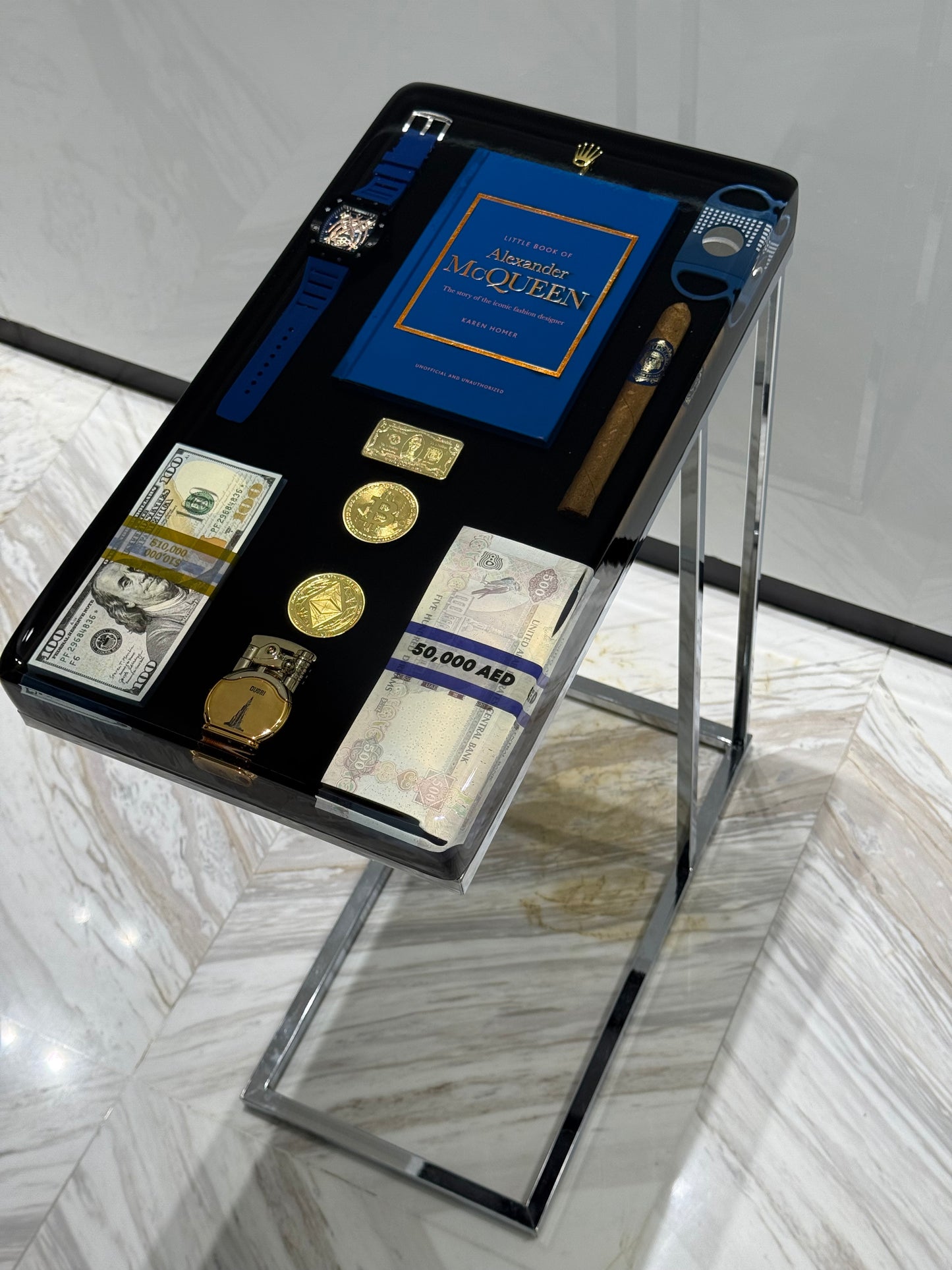Alexander McQueen and Richard Mille watch Square Side Table