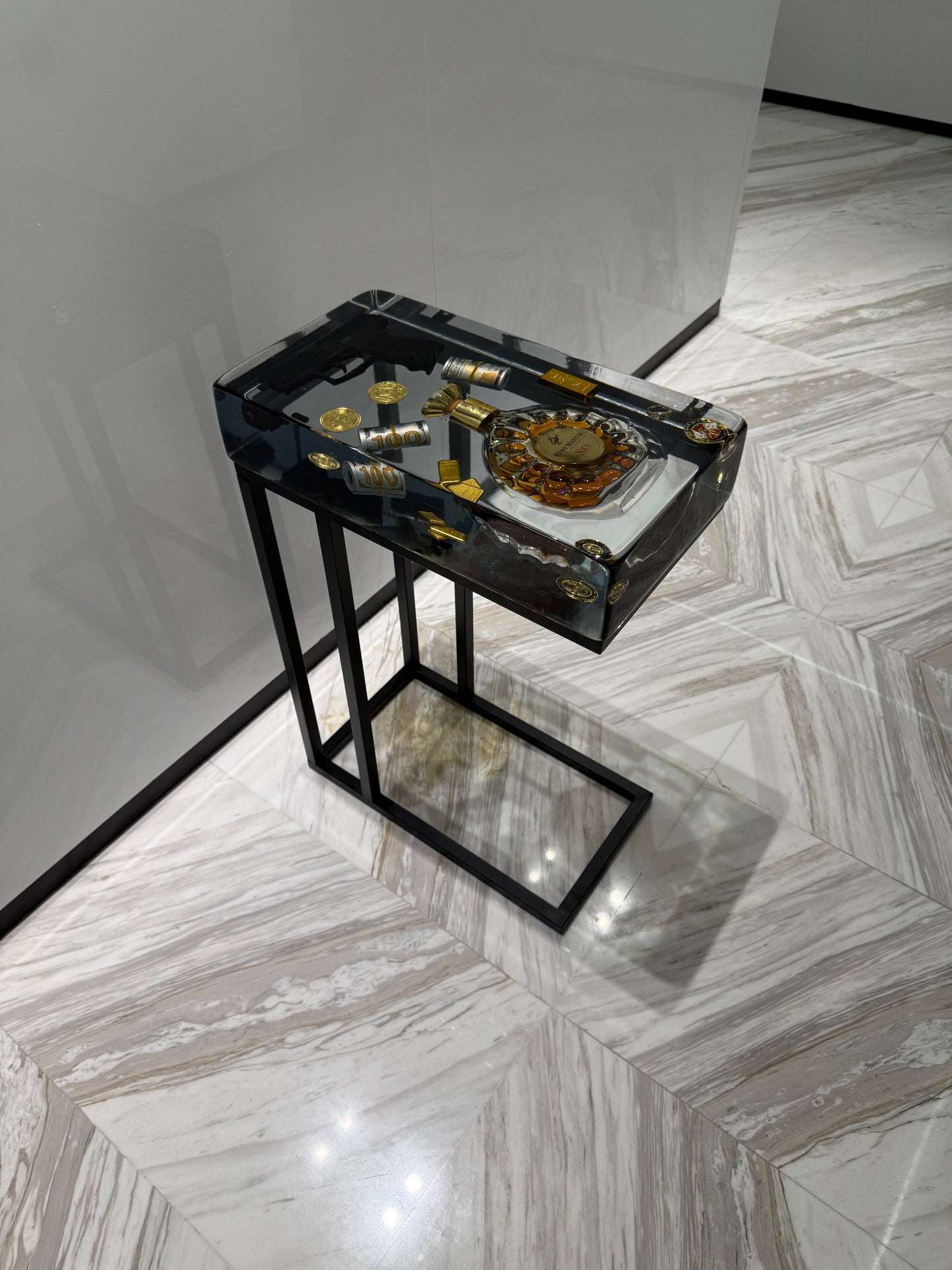 Remy Martin XO Square Side Table