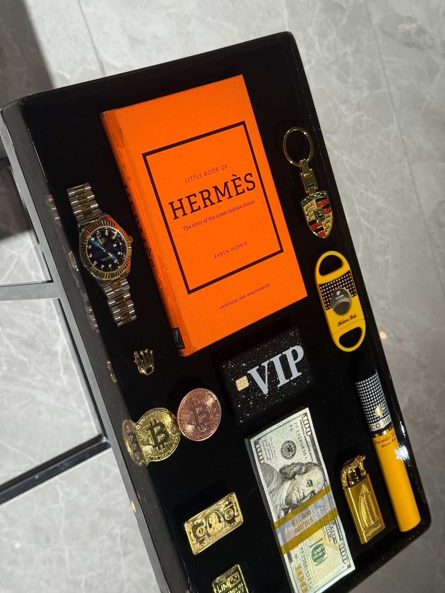 Hermes Book Square Side Table