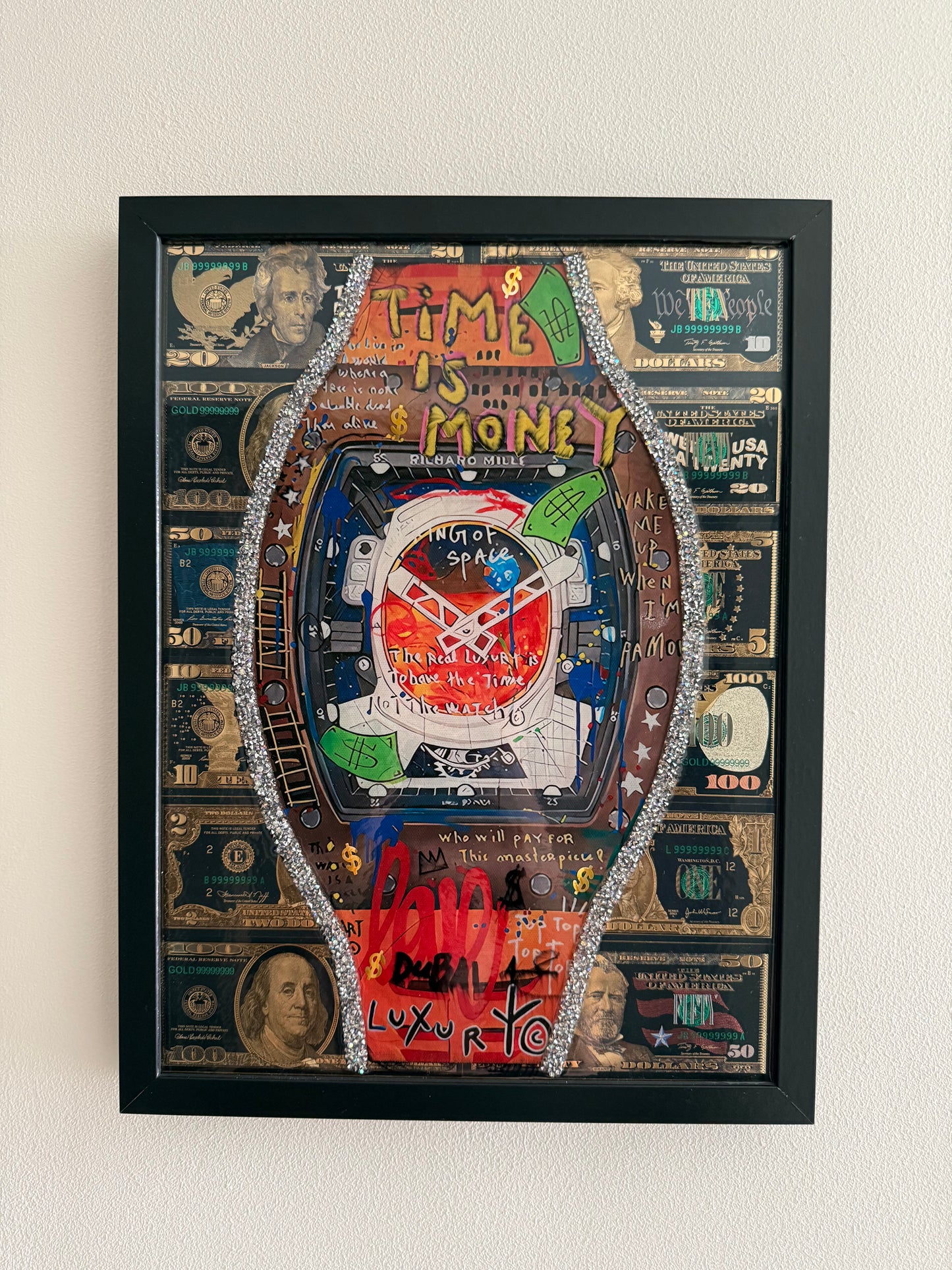Richard Mille Watch Art Frame black