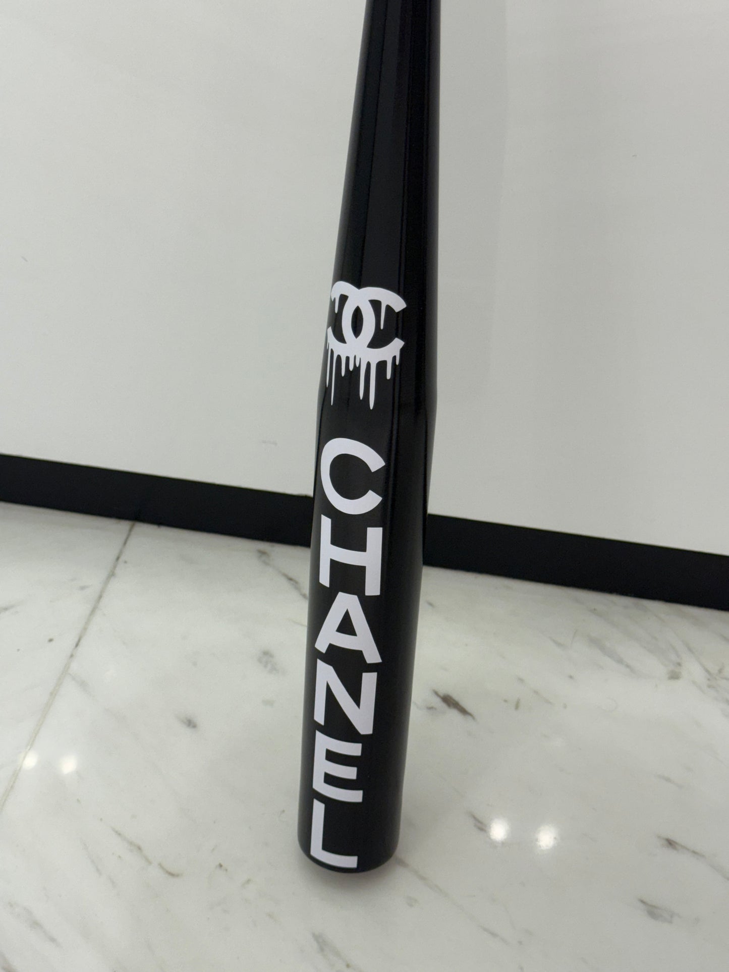Big Chanel Baseball Bat black