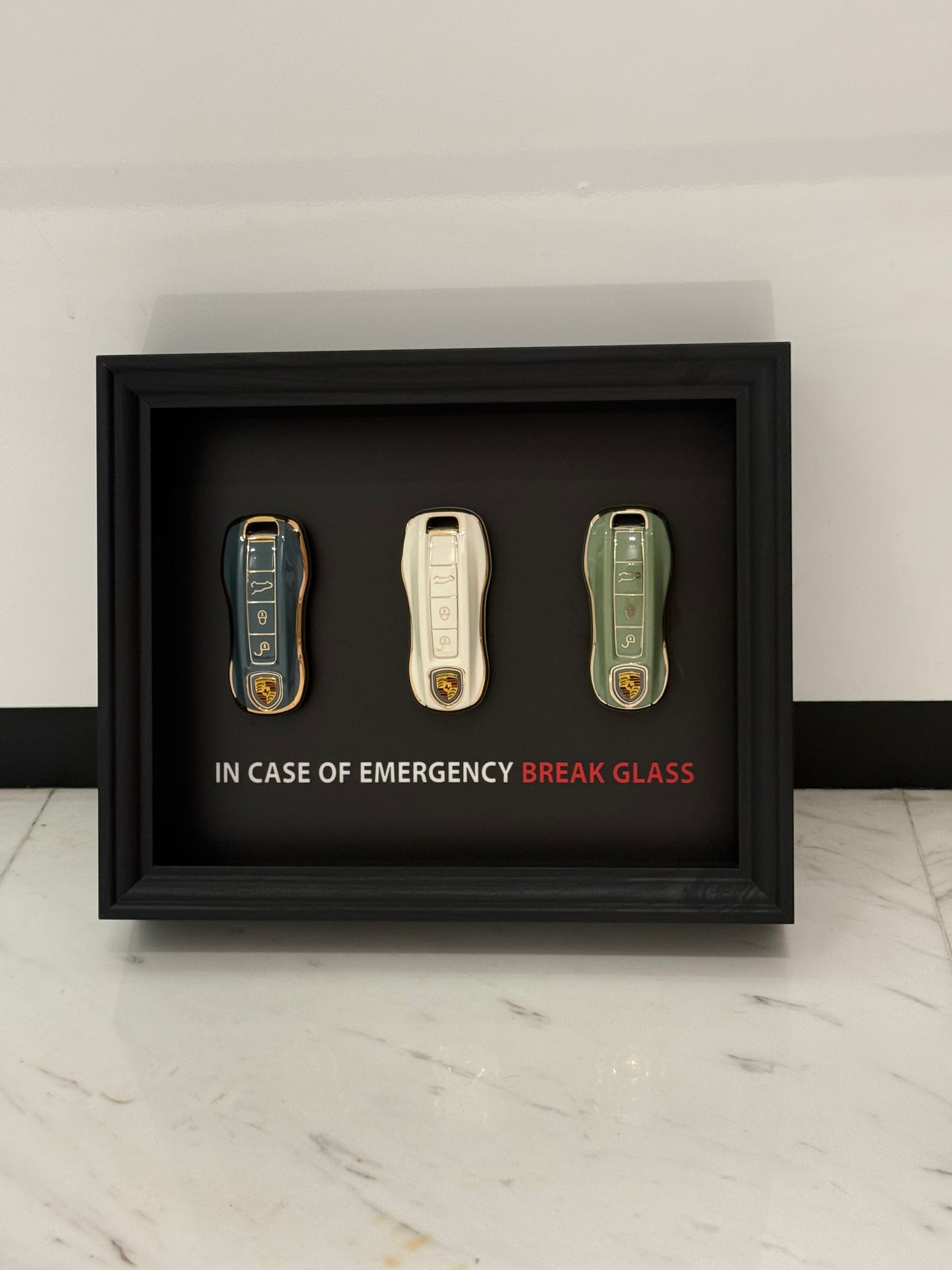 In Case of Emergency – Triple Key Edition Box Frame