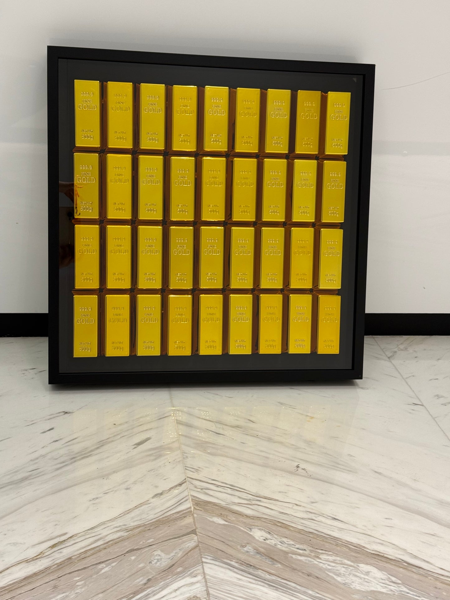 Gold bar Box Frame – The Ultimate Statement Piece