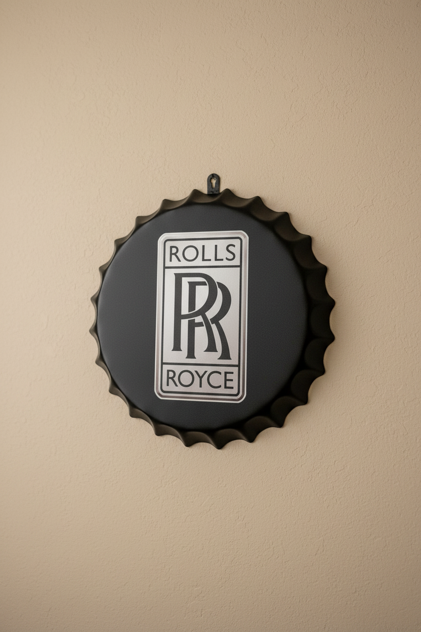 Automotive inspired Bottle Cap Wall Décor
