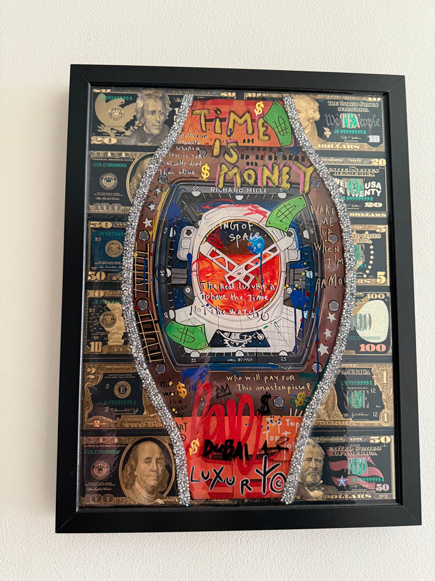 Richard Mille Watch Art Frame black