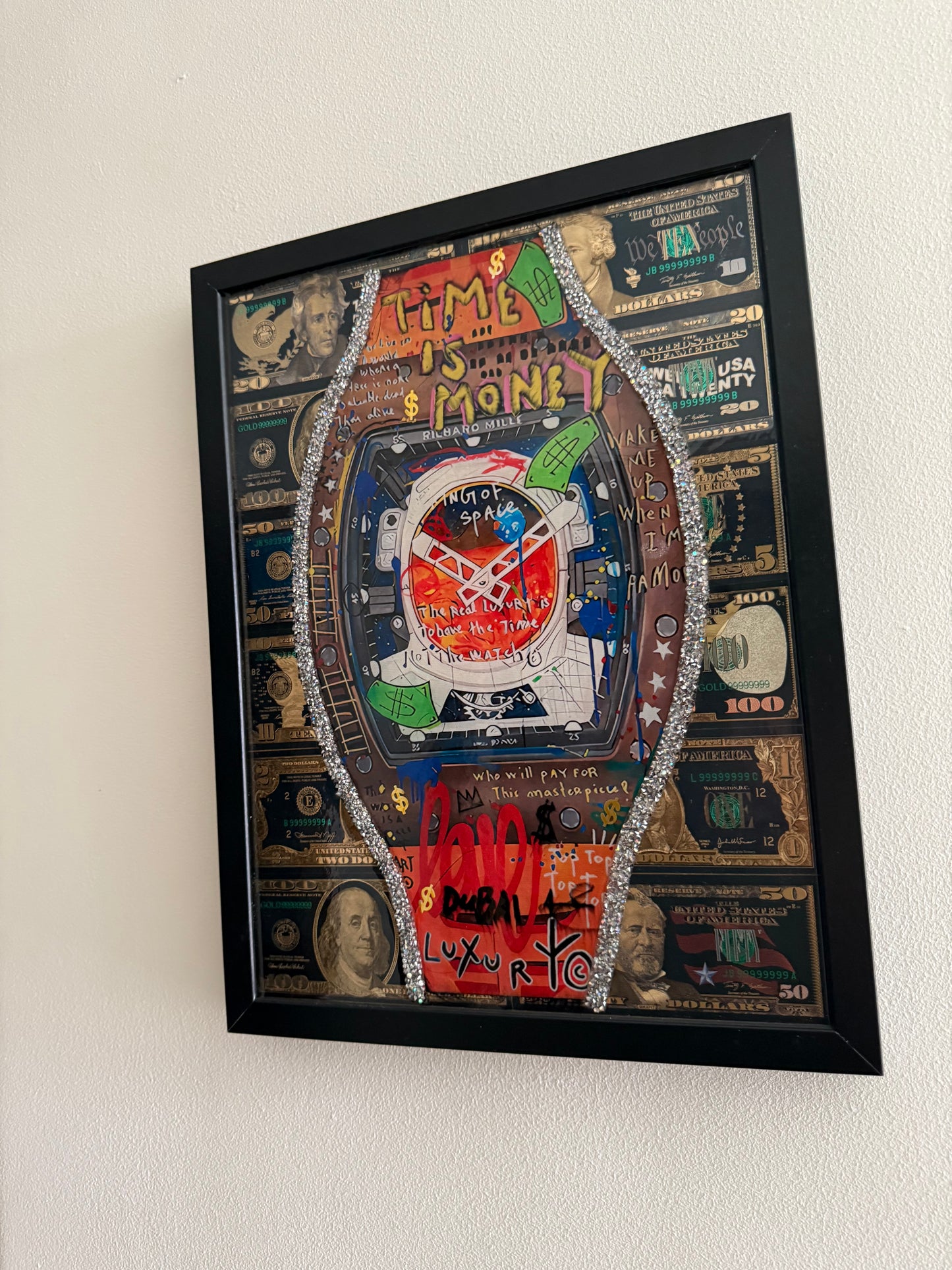 Richard Mille Watch Art Frame black