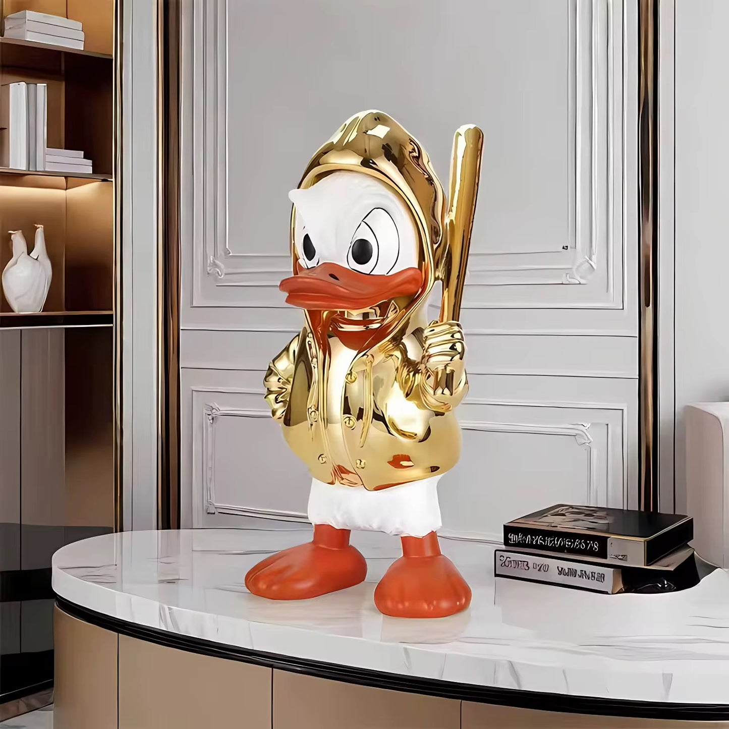 Luxury Duck Sculpture – Bold Attitude Meets Modern Art