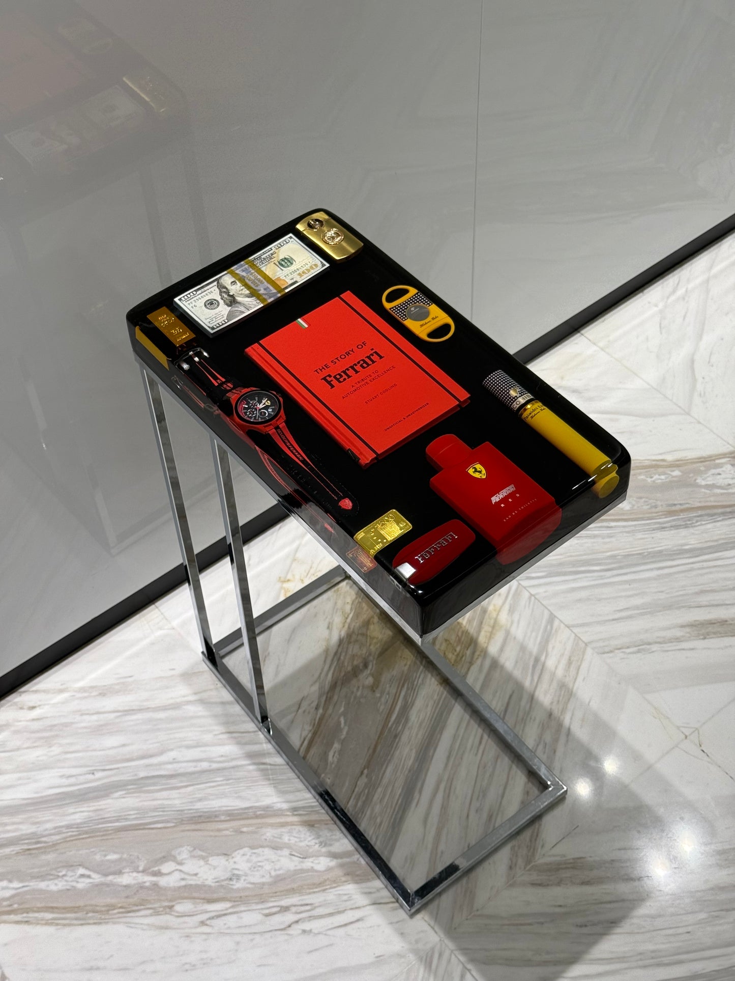 Ferrari Book Square Side Table