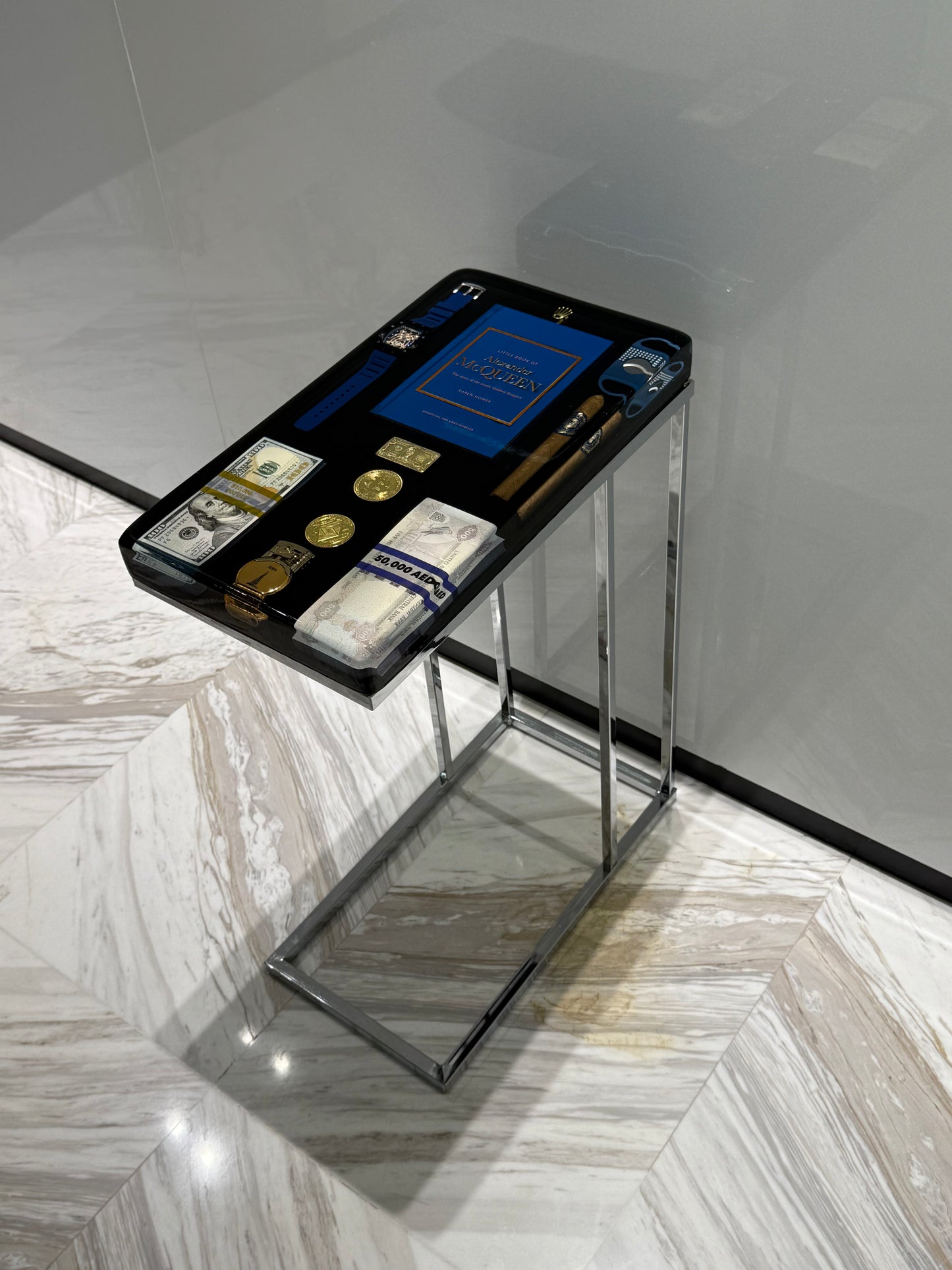 Alexander McQueen and Richard Mille watch Square Side Table