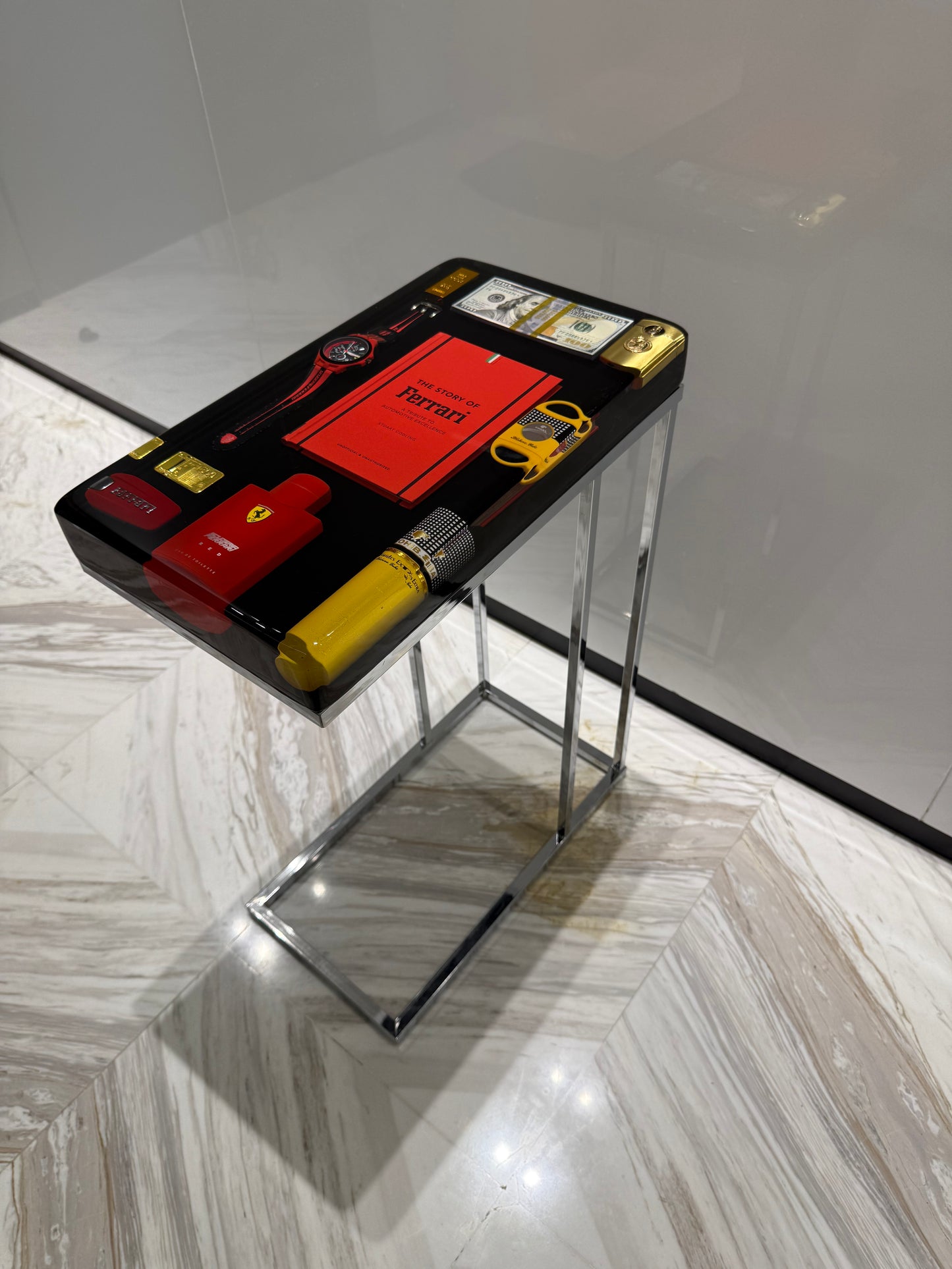 Ferrari Book Square Side Table