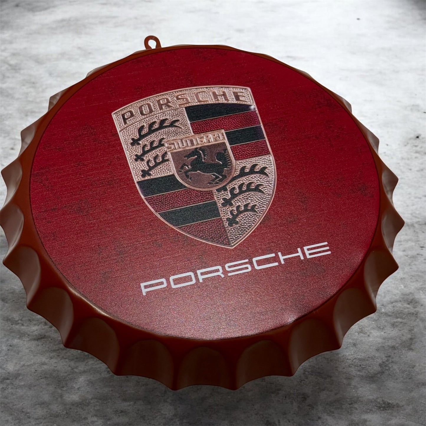 Automotive inspired Bottle Cap Wall Décor