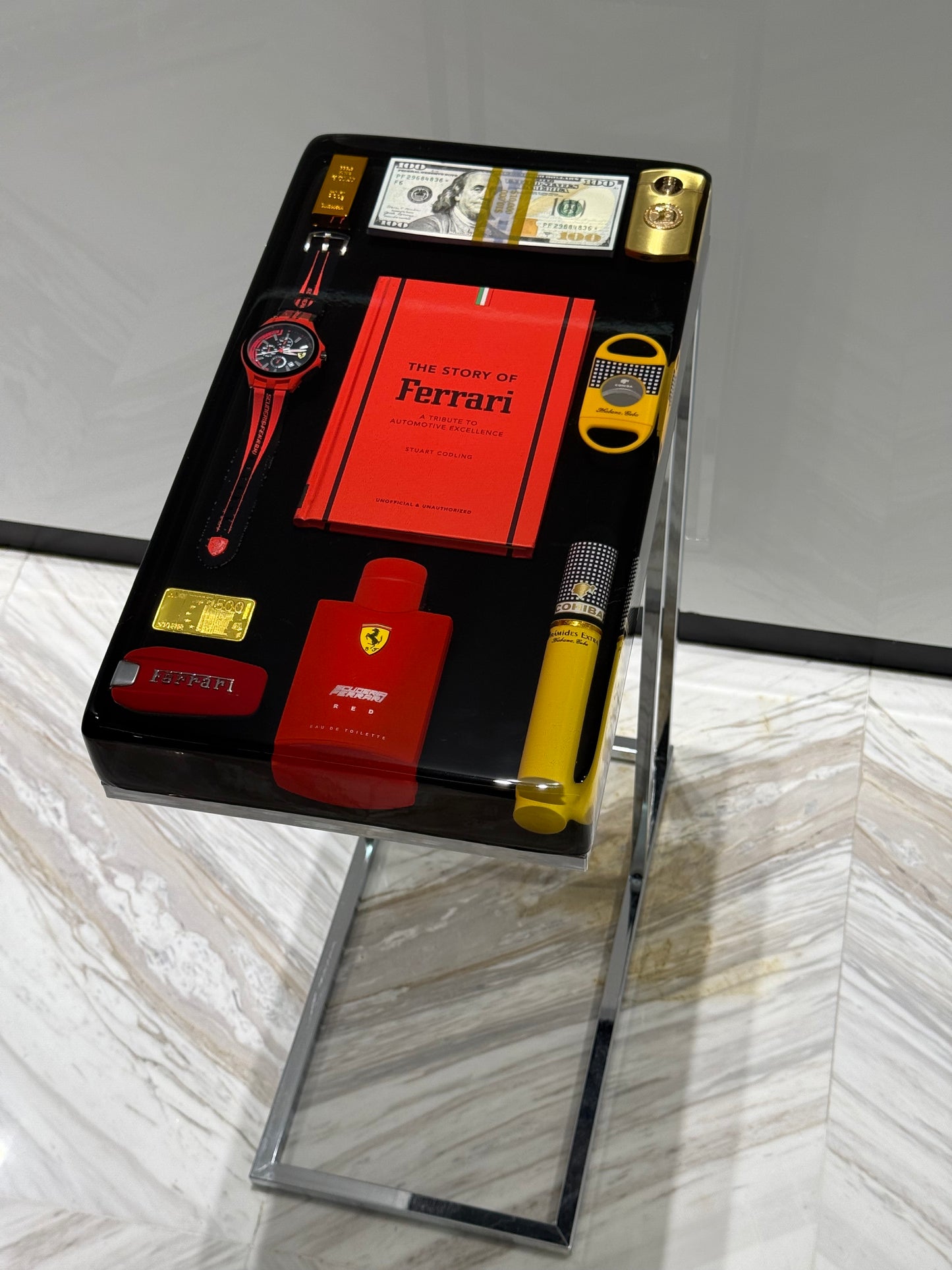 Ferrari Book Square Side Table