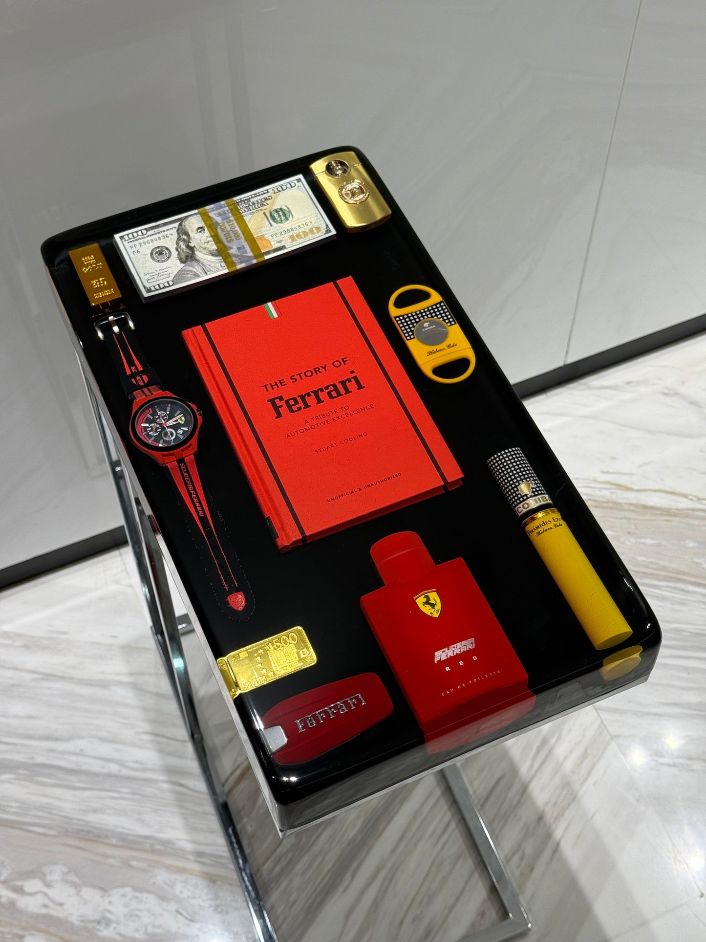 Ferrari Book Square Side Table