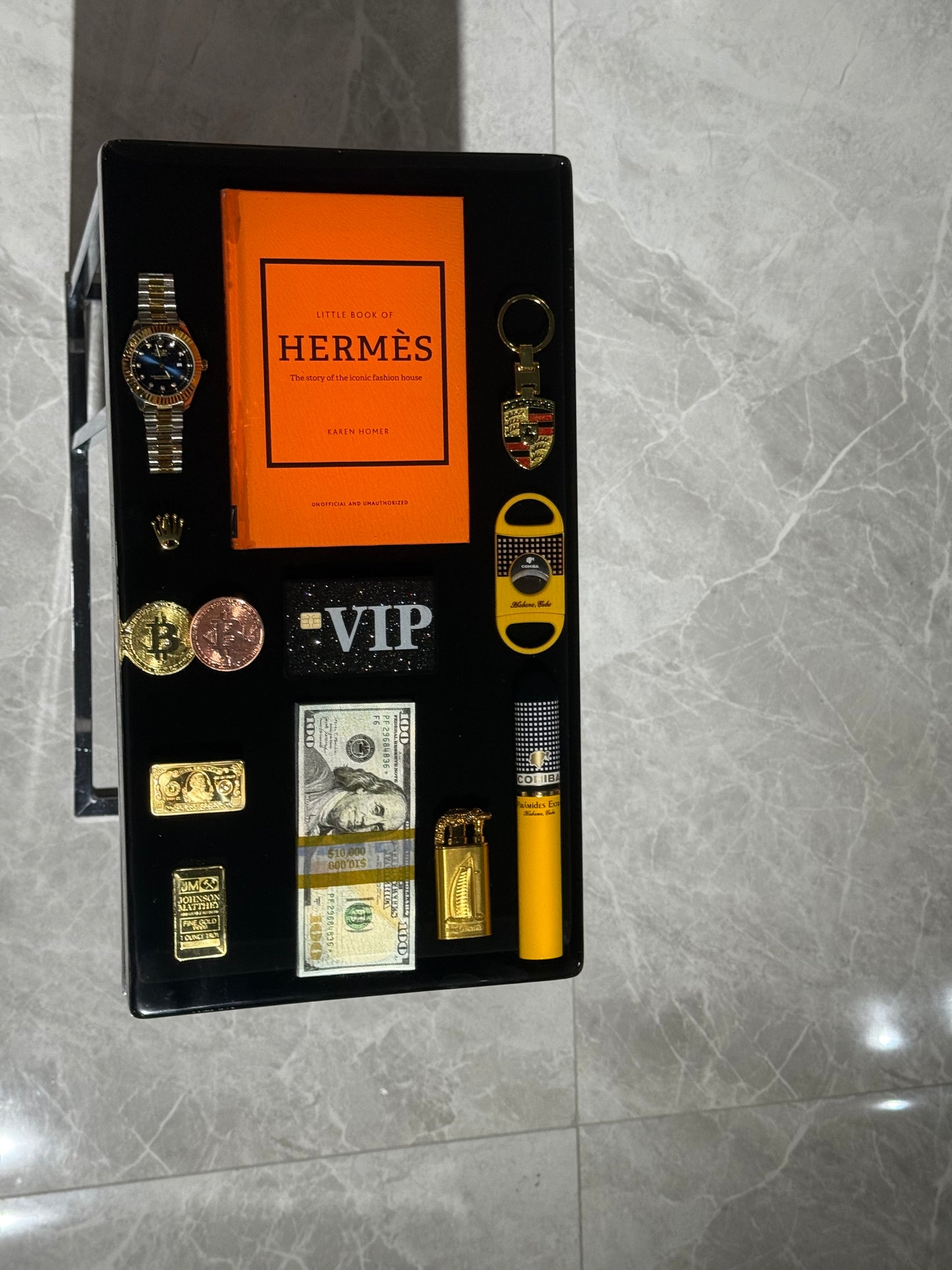 Hermes Book Square Side Table