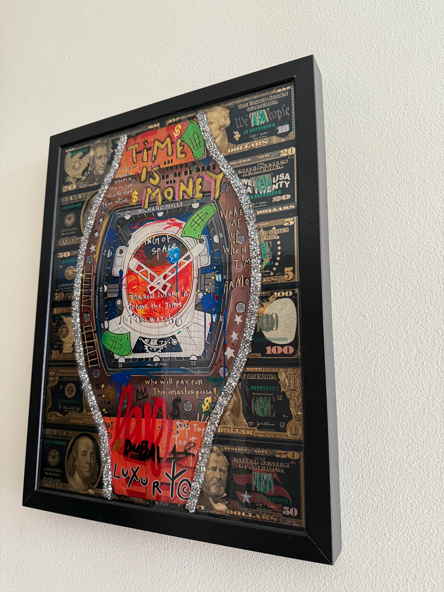 Richard Mille Watch Art Frame black