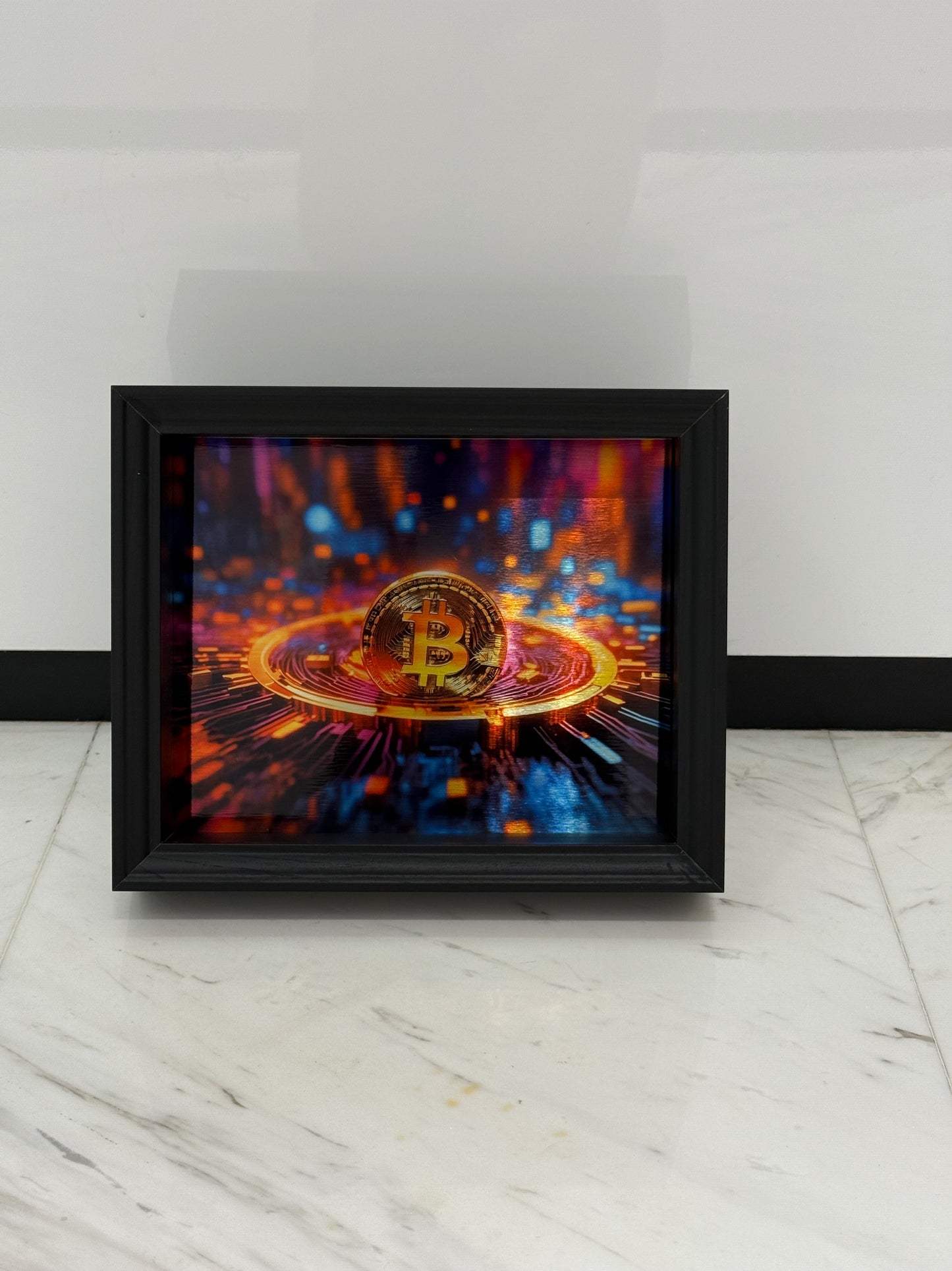 Black Bitcoin Box Frame – A Symbol of Power and Modern Luxury