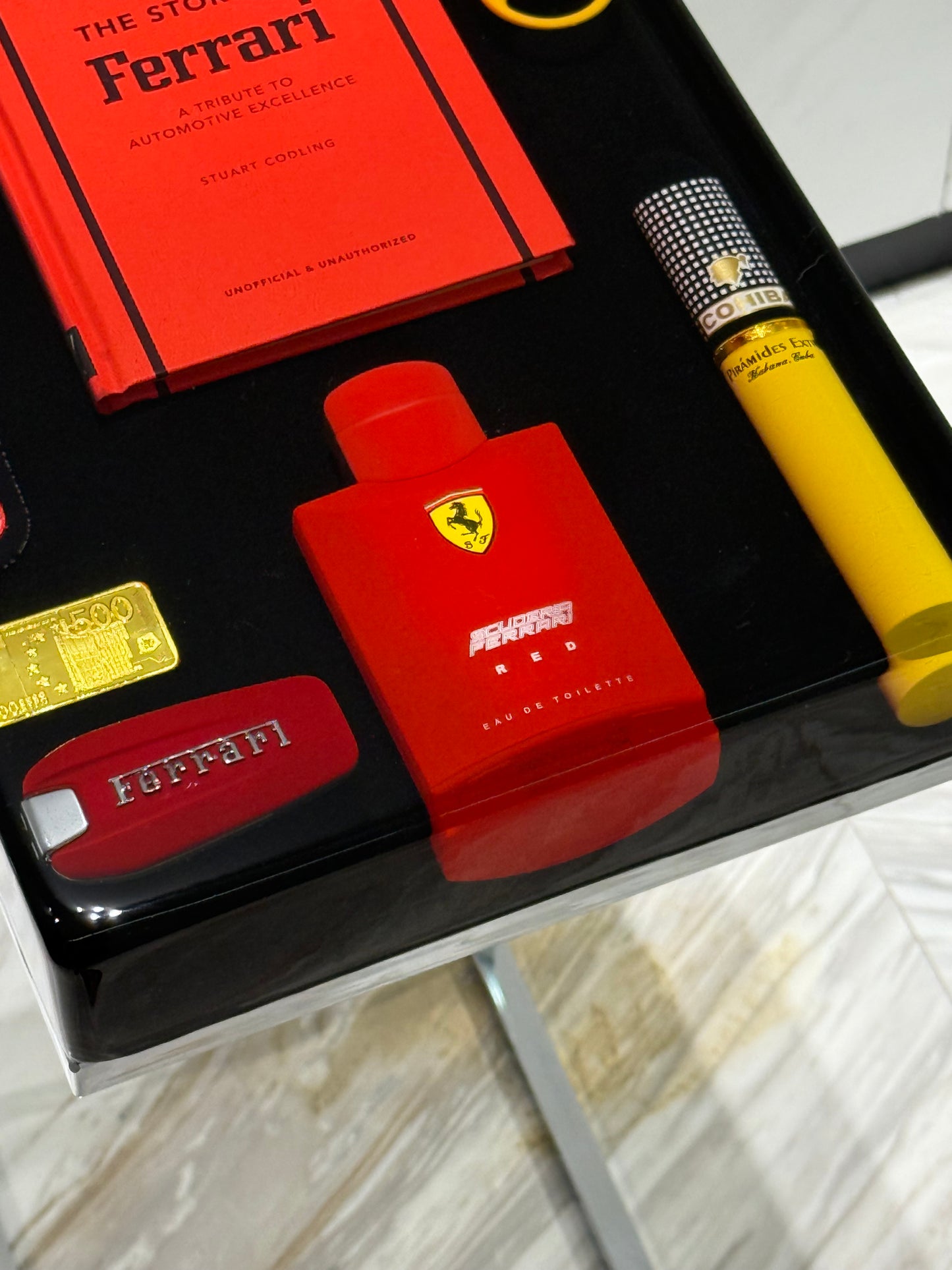 Ferrari limited edition no 07 - Square Side Table