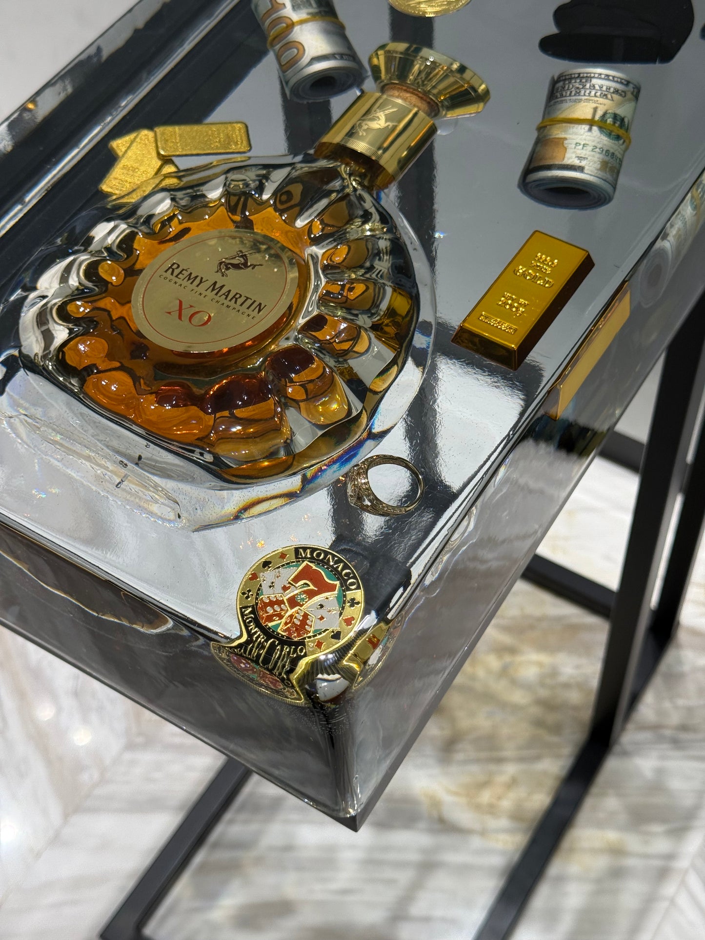 Remy Martin XO Square Side Table