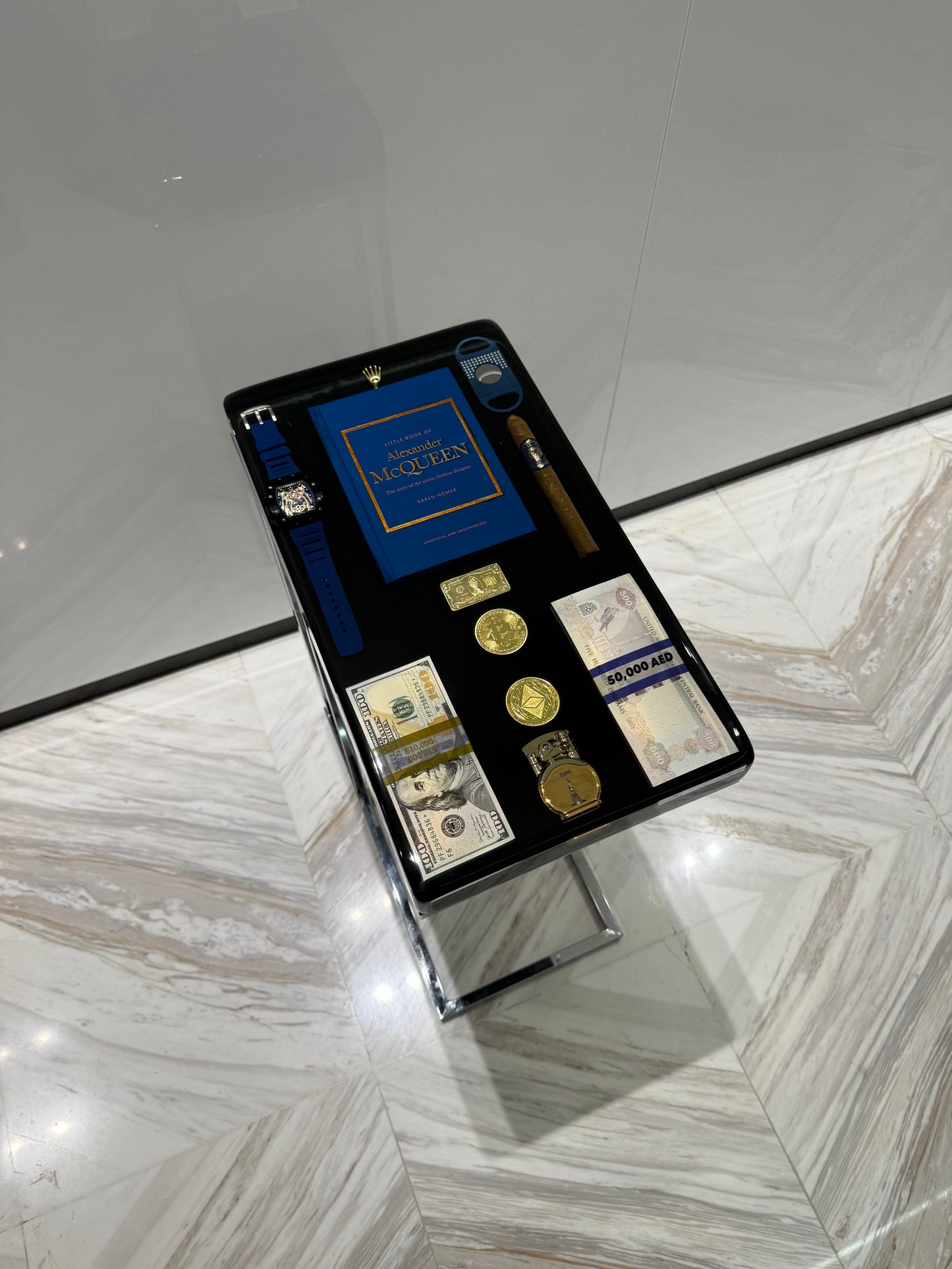 Alexander McQueen and Richard Mille watch Square Side Table