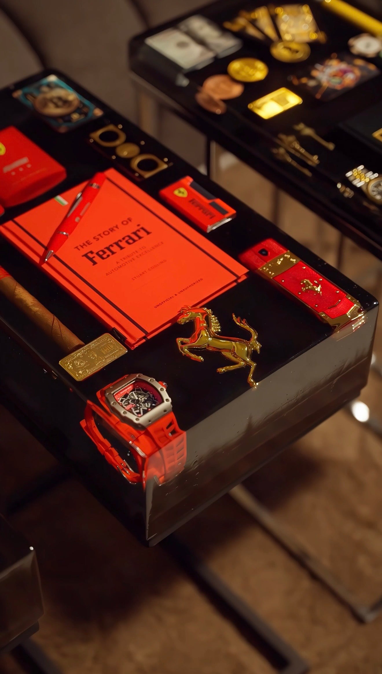 Ferrari exclusive edition 1 of 1 - Square Side Table