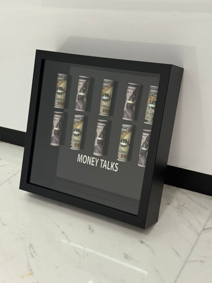 Money Talks – Luxury 3D Cash Display Box Frame