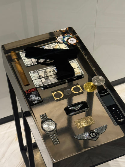Bentley limited Edition no. 1 Square side Table