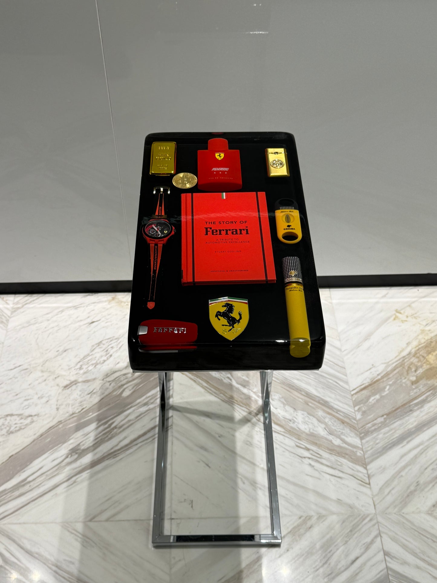 Ferrari Book Square Side Table
