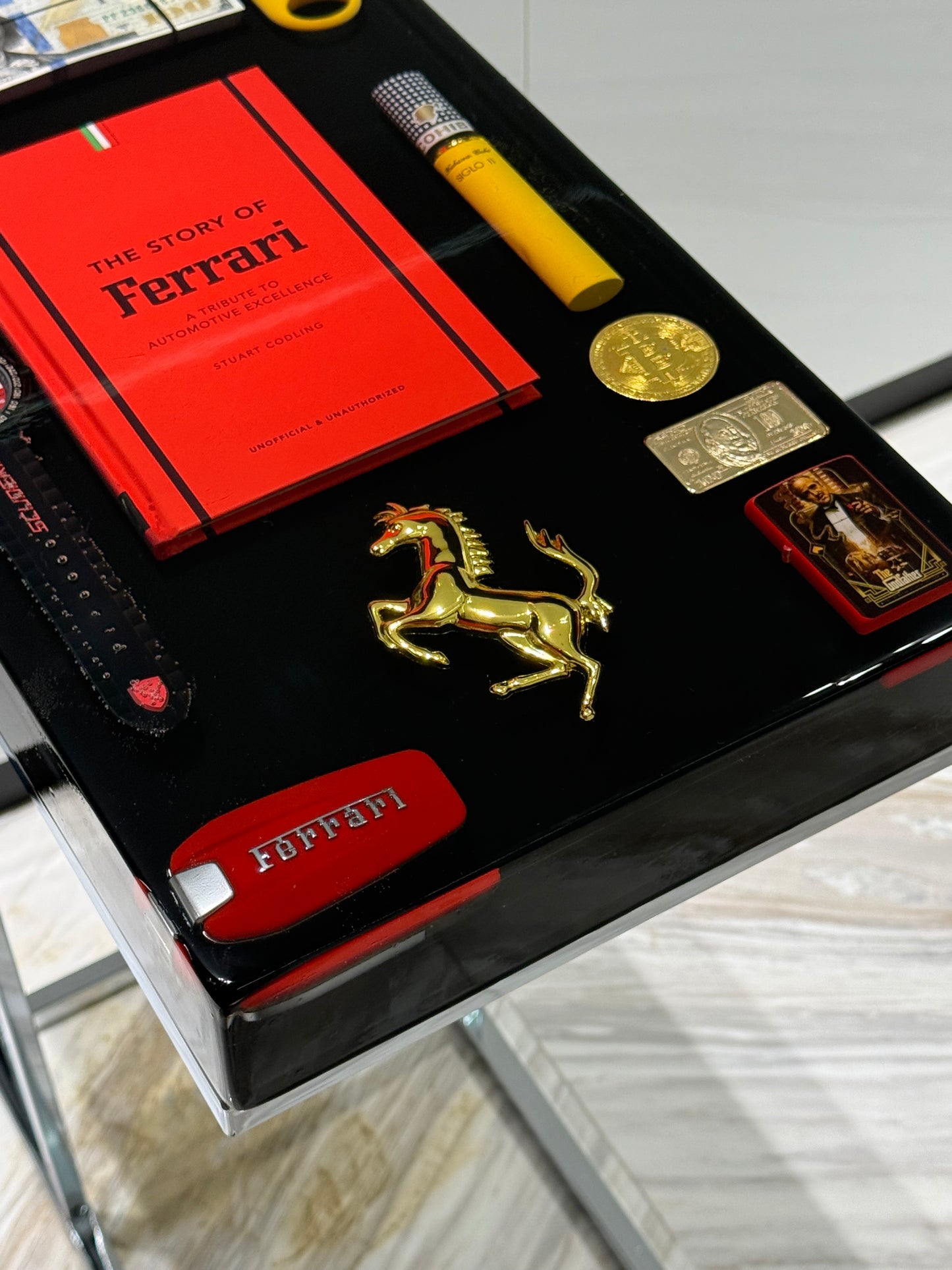 Ferrari limited edition no 10 - Square Side Table