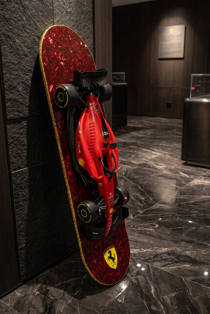 Ferrari Formula 1 Skateboard Art Deck