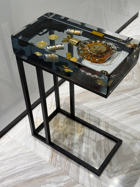 Remy Martin XO Square Side Table