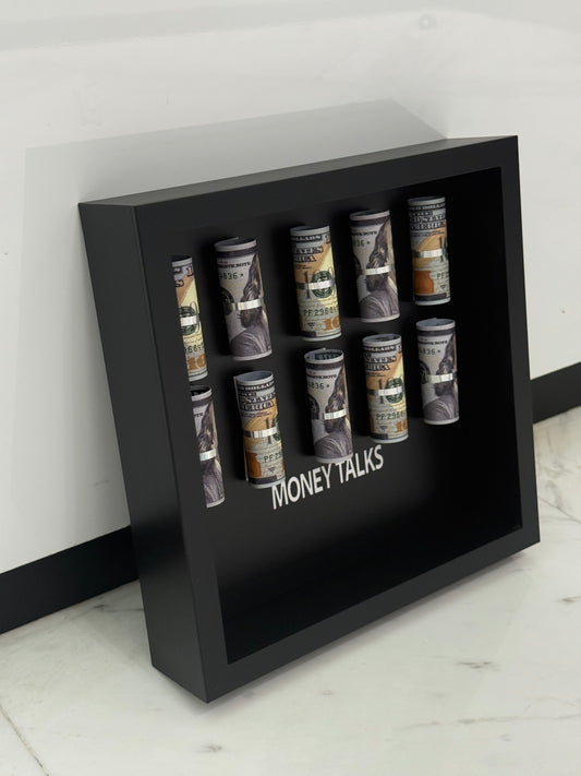 Money Talks – Luxury 3D Cash Display Box Frame