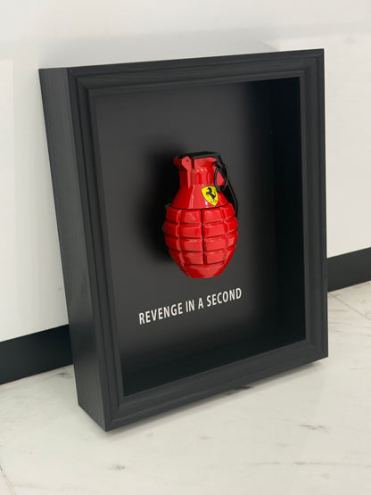 Revenge In A Second – Luxury Car Inspired Grenade Box Frame