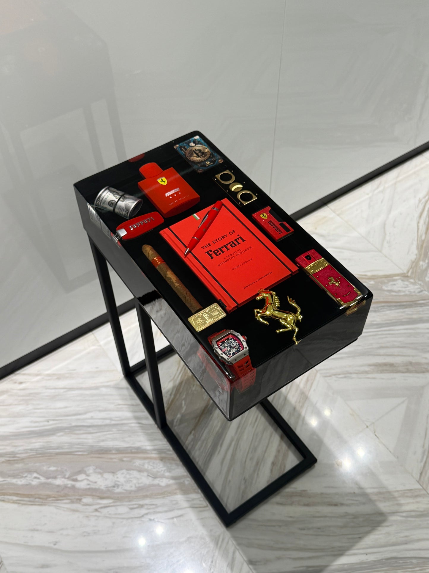 Ferrari exclusive edition 1 of 1 - Square Side Table
