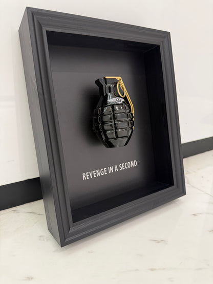 Revenge In A Second – Luxury Car Inspired Grenade Box Frame