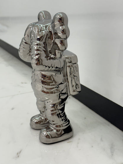 Unique Silver Astronaut Figurine - A Collectors Dream!
