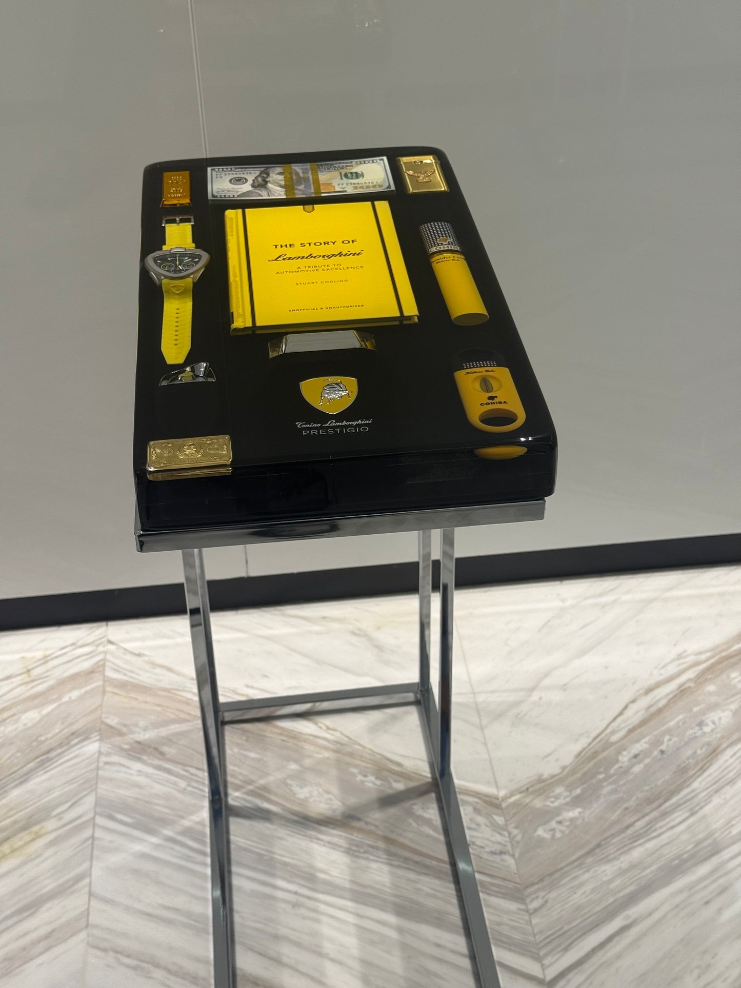 Lamborghini Exclusive Edition – Piece No. 1 square side table
