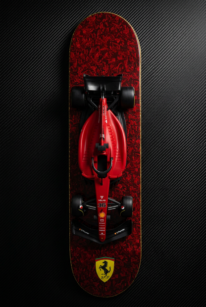Ferrari Formula 1 Skateboard Art Deck
