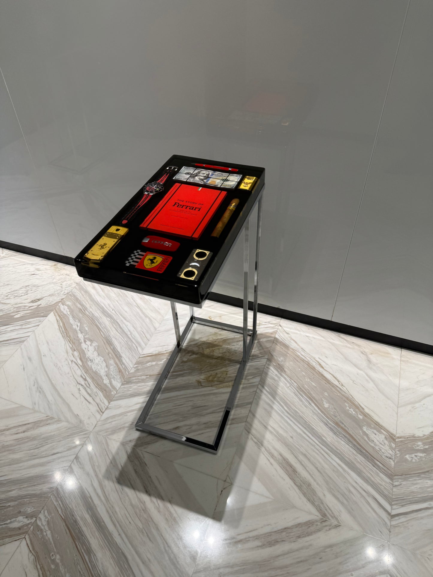 Ferrari-inspired limited edition no 11 - Square Side Table