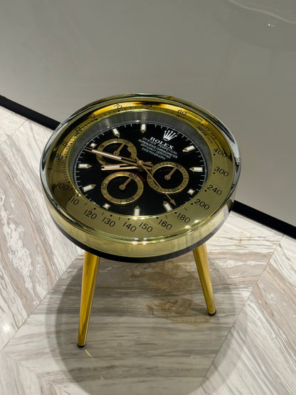 Unique luxury Rolex watch side table round