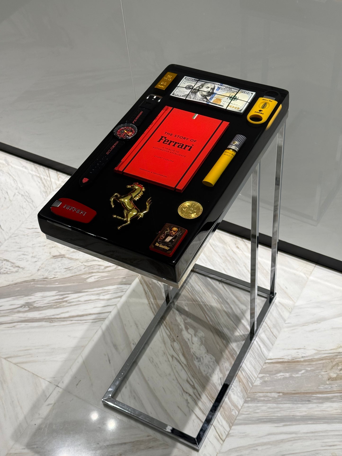 Ferrari limited edition no 09 - Square Side Table