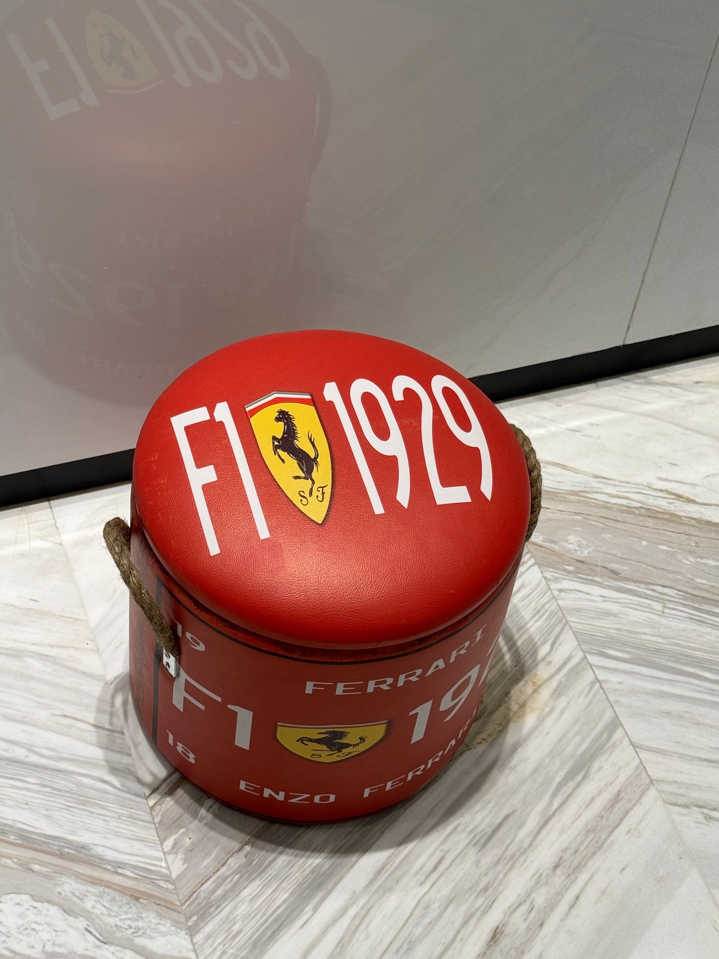 Luxury Racing-Inspired Storage Ottoman
