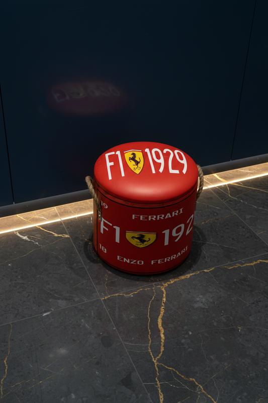 Luxury Racing-Inspired Storage Ottoman