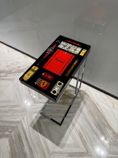 Ferrari-inspired limited edition no 11 - Square Side Table
