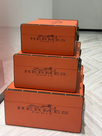Hermes decoration Luggage set 3 pieces