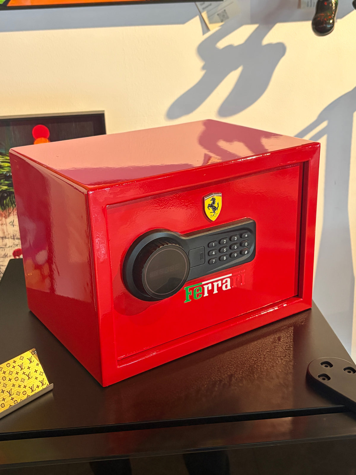 Red Racing-Inspired Safe Box – Statement Storage for Luxury Interiors