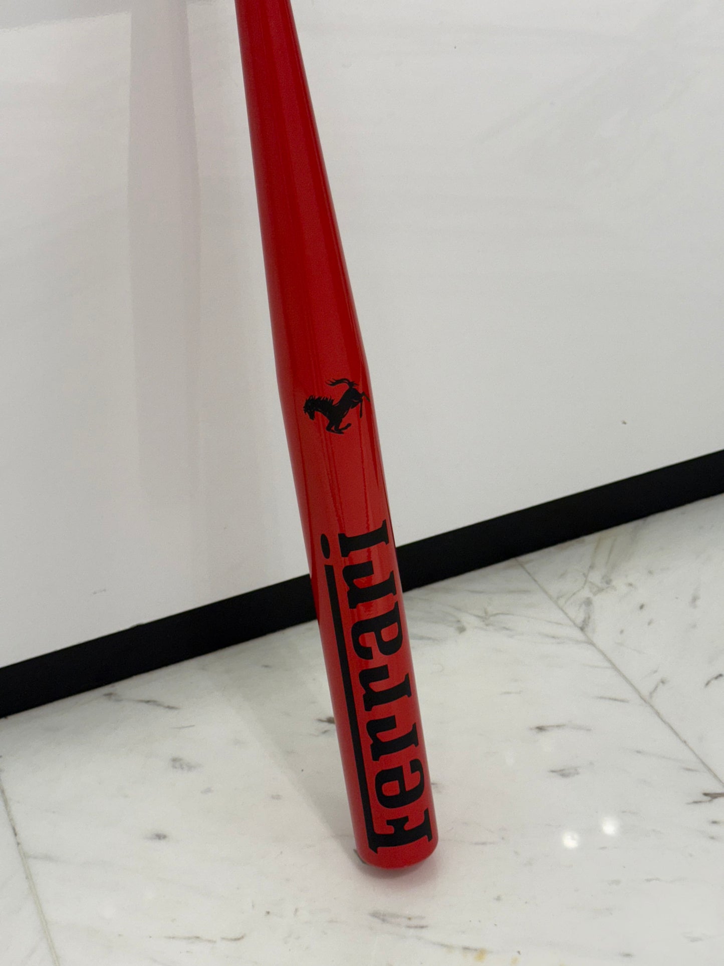 Big Ferrari Baseball Bat red