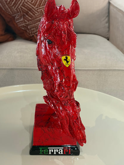 Automotive inspired Horse Sculpture - The Spirit of Power and Speed